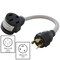 Ac Works 1.5FT EV Charging Adapter 30A 250V L6-30P Locking Plug to 50A EV Adapter EVL630MS-018 - alternate 6